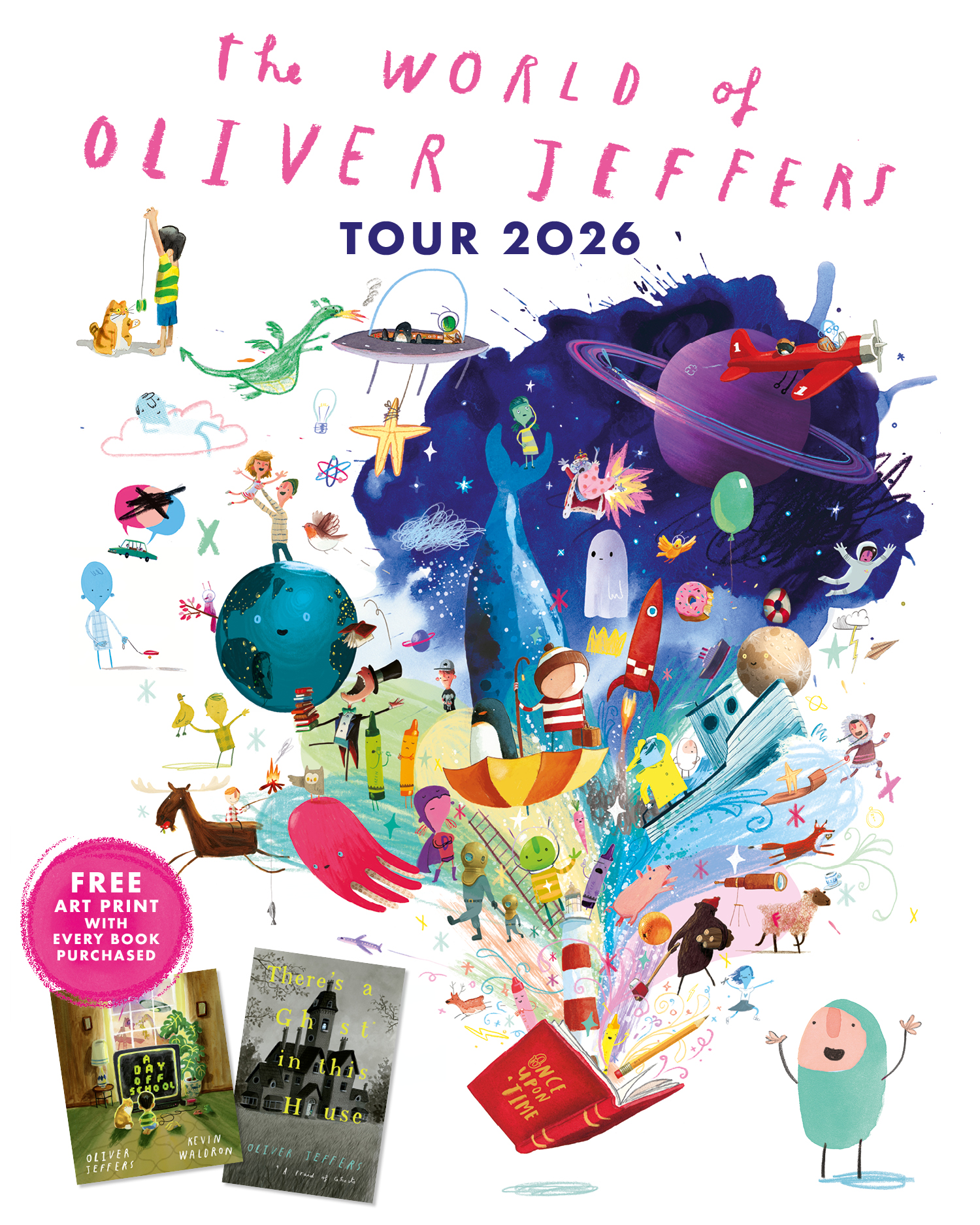 The World of Oliver Jeffers Tour - Tickets inc with book purchase - Image 2